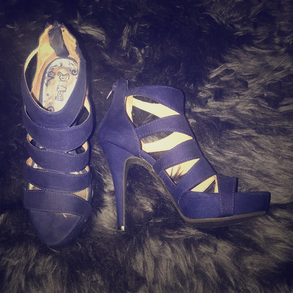 Dark Blue Sexy Heels